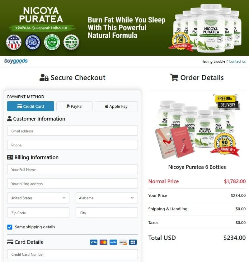 Nicoya PuraTea discount